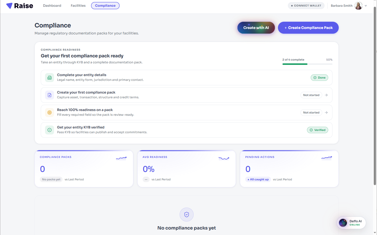 Raise product screen 8 of 9